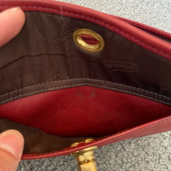 Vintage Coach Calfskin Leather Wristlet - Picture 9 of 9
